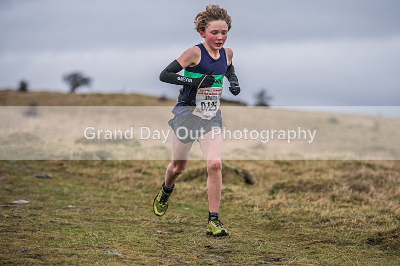 Cunswick U15  U17-93 - Kendal Winter League Cunswick Scar Junior Under 15 & 17 Fell Races Sunday 26th January 2025