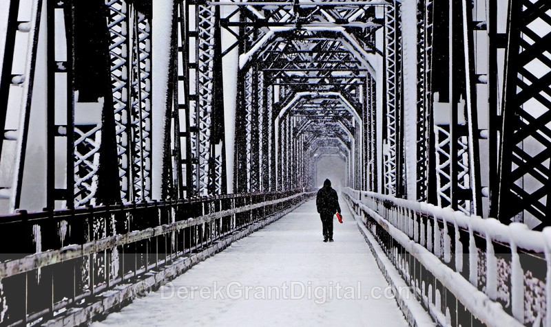 A Walk in the Snow - New Brunswick Landscape