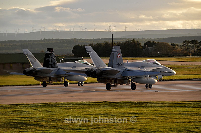 F-18 C 8 - RAF LOSSIEMOUTH VISIT NOV 2017