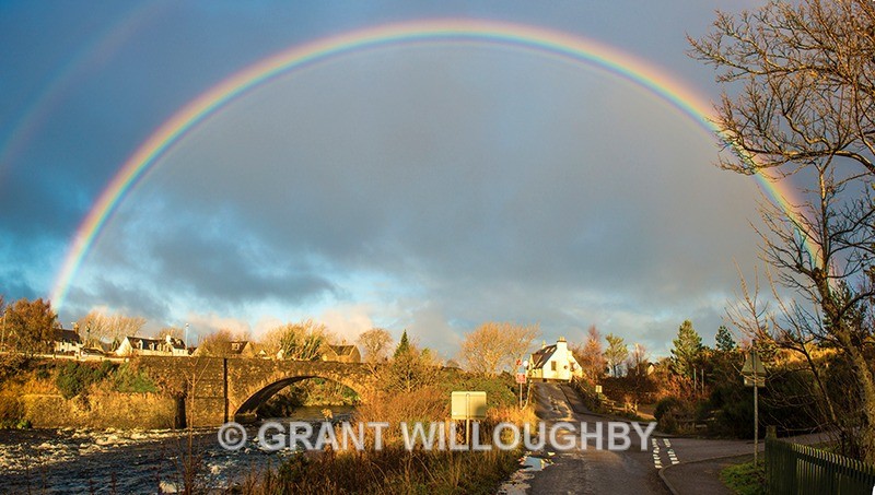 Two arches - River Ewe Bridge Panorama - Panorama
