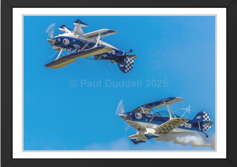 Precision in Flight Air Show Aeroplanes Fine Art Print by Paul Duddell-Whispers & Strokes
