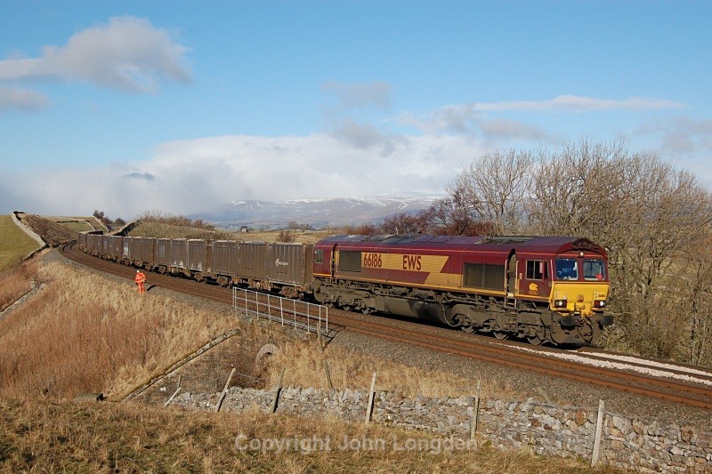 9.3.10 - 66186 6E13 Kirkby Thore - Milford Sidings, Birkett Common - Birkett Common (southbound)