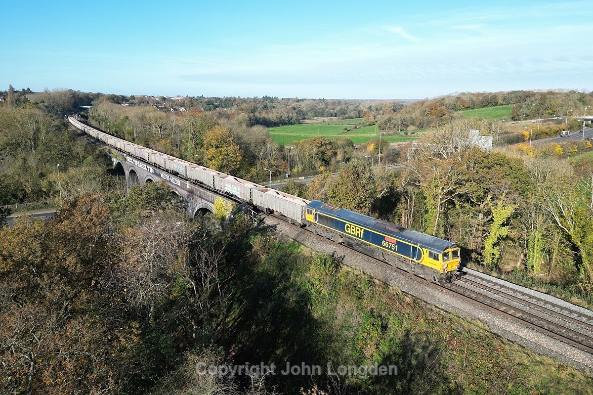 JL - 13.11.24 66751 66311 6A66 Tytherington - Quainton, Denham - Latest shots