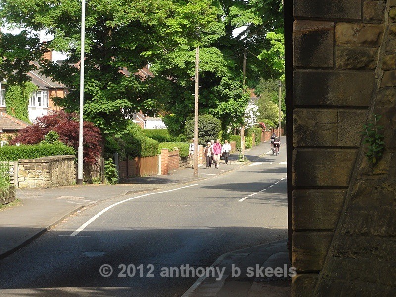 042 Leaving Mickletown under the Rail Bridge to Methley - SAINT PAULINUS PILGRIMAGE TRAIL
