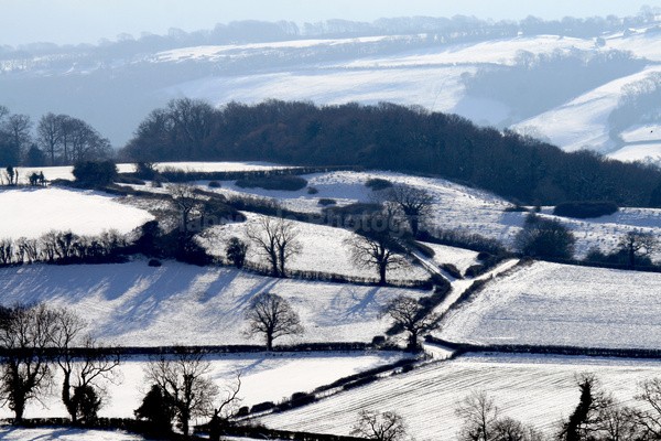 Mendips in snow _S077 - Somerset landscape Photography