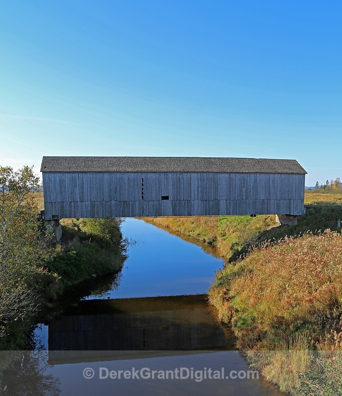 Saw Mill Creek #1 Covered Bridge Hopewell, Albert County New Brunswick - Covered Bridges of New Brunswick