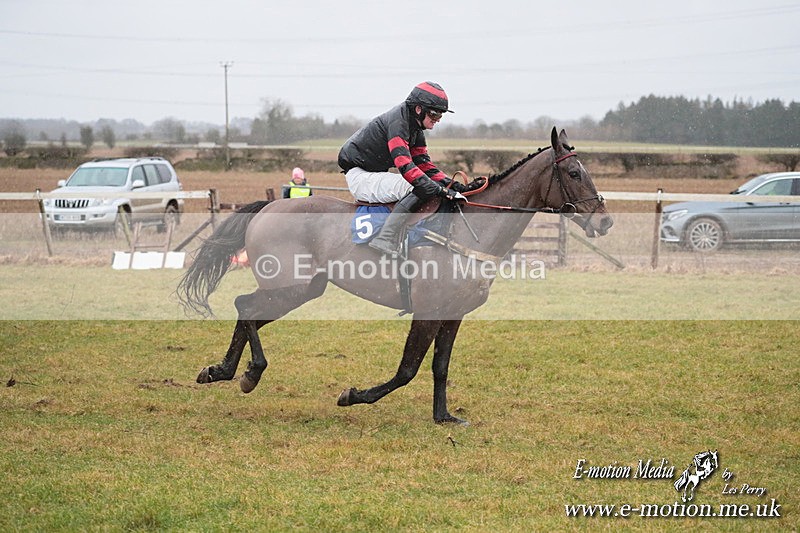 PtP 260125 105 - Cocklebarrow Point-to-Point racing with the Heythrop Hunt 26/01/25