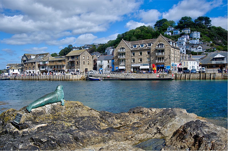 Nelson guards the harbour - Looe (See separate gallery for Looe Lugger photos)
