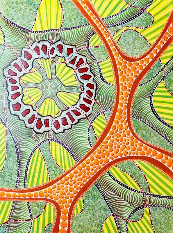 - Linocut