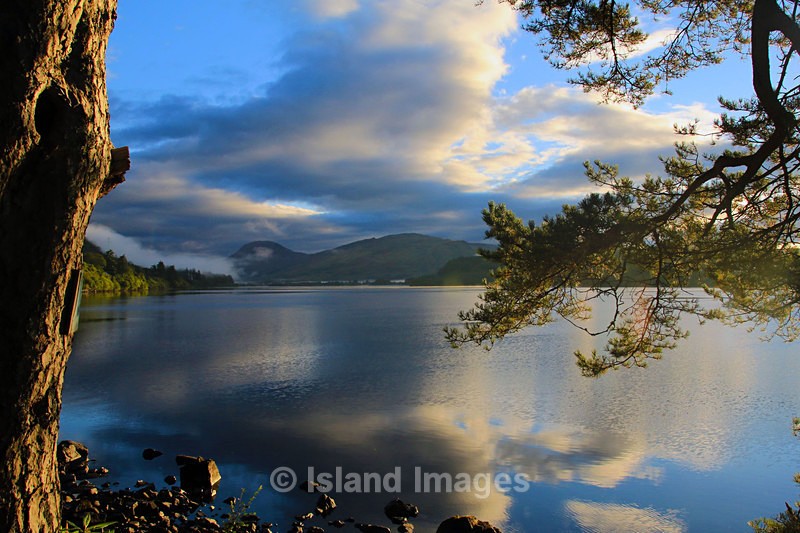 Across Loch Awe looking to Kilchurn. - Loch-Awe, Argyll, Scotland