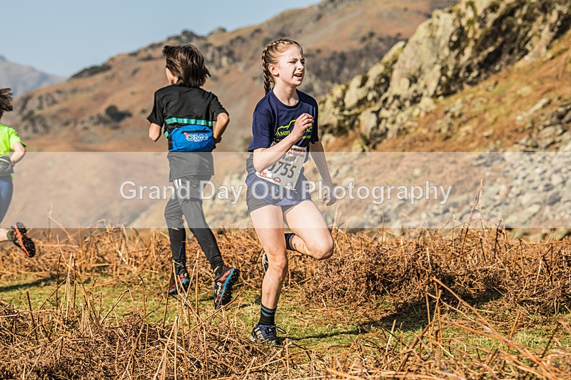 Elterwater-129 - Kendal Winter League Elterwater Under 13 Fell Race Sunday 9th March 2025