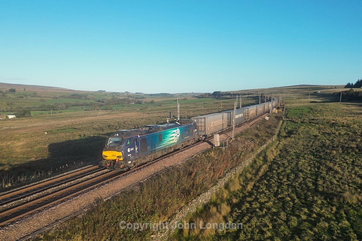 JL - 14.10.23 88003 4M27 Coatbridge - Daventry, Greenholme - West Coast Main Line (north to south)