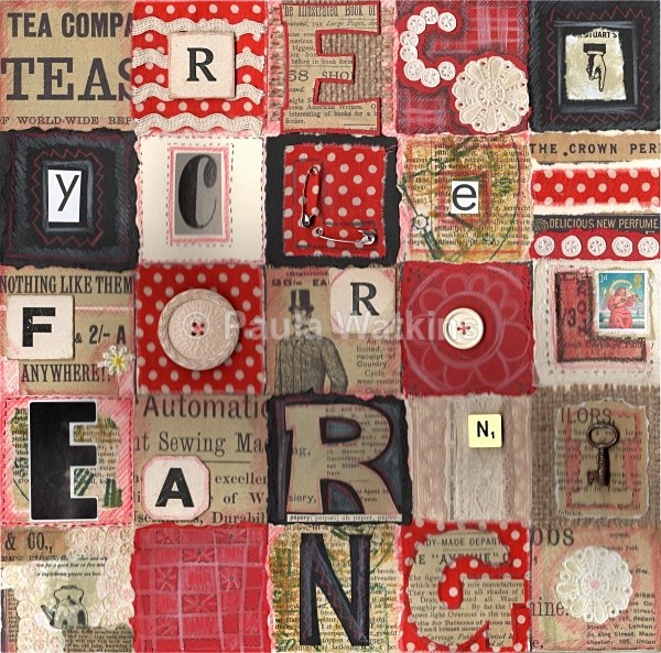 Recycle for learning postcard - Artwork for commissions