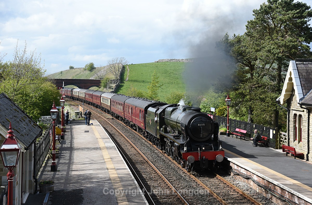 JL - 13.5.17 46115 1Z87 Carlisle  - Farrington, Kirkby Stephen - Kirkby Stephen