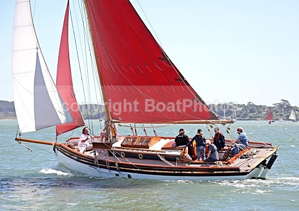 090530 YARMOUTH GAFFER IMG_5409 - Sailboats - monohull