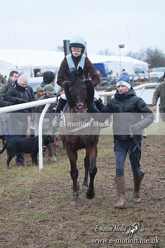 PtP 260125 678 - Cocklebarrow Point-to-Point racing with the Heythrop Hunt 26/01/25