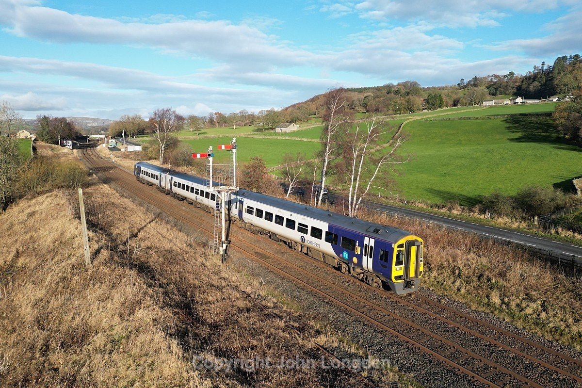 JL - 28.11.23 158755 10:58 Carlisle - Leeds, Settle Jn - Settle Junction