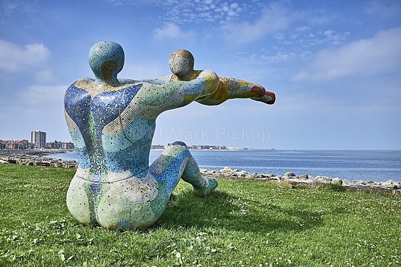 Statue at Morecambe - Landscapes around Morecambe Bay