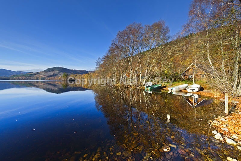 Loch Achilty, Torrachilty Forest, Highland - Landscape format