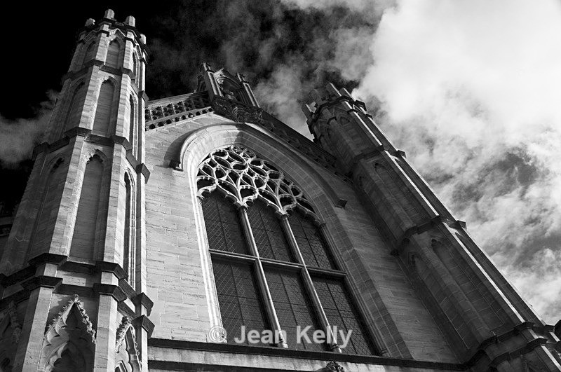 St Andrew's Cathedral, Glasgow - 4277 bw - Black and white