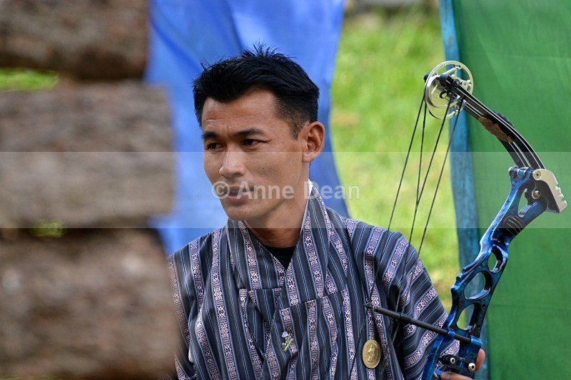 Archer at the ready - Bhutan
