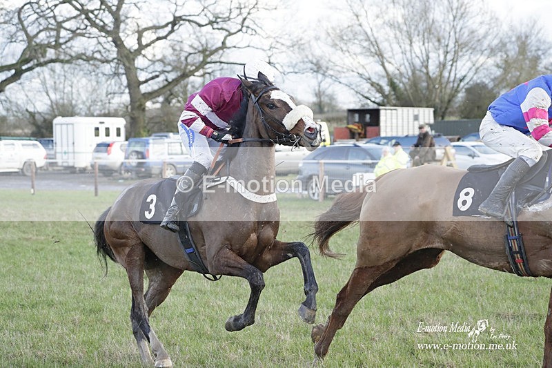 PtP 180323 1457 - Shelfield Park Races with Croome & West Warwickshire Hunt  18/03/23