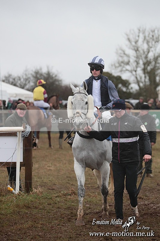 PtP 260125 414 - Cocklebarrow Point-to-Point racing with the Heythrop Hunt 26/01/25