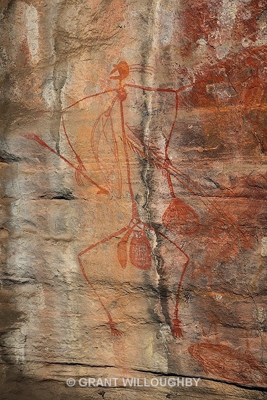 Aboriginal rock art Kakadoo 2 - Australia