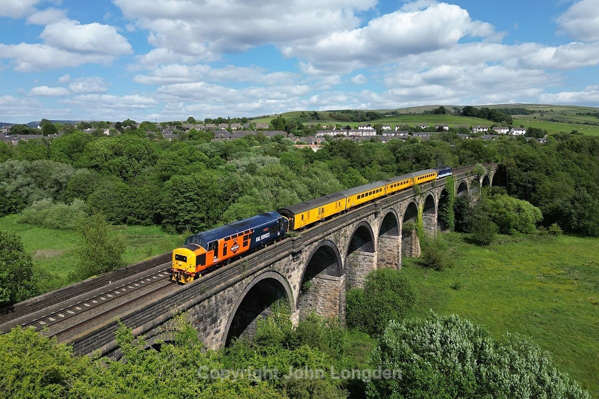 JL - 4.5.25 37422 / 425 1Q41 Derby - Derby, New Mills Viaduct - Latest shots