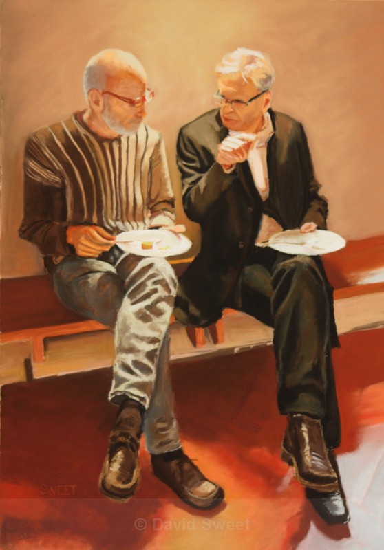 The working lunch - Paintings