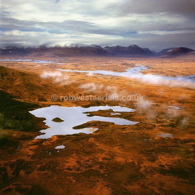 aerial pictures of Scotland Scotlands mountains hills moors highlands Rannoch Moor