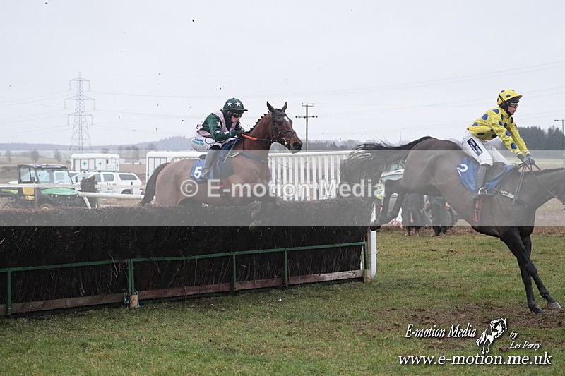 PtP 260125 734 - Cocklebarrow Point-to-Point racing with the Heythrop Hunt 26/01/25