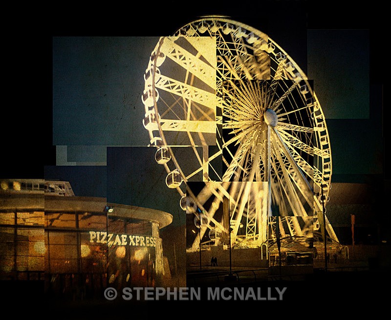Pizza Wheel - Photographic Cubism