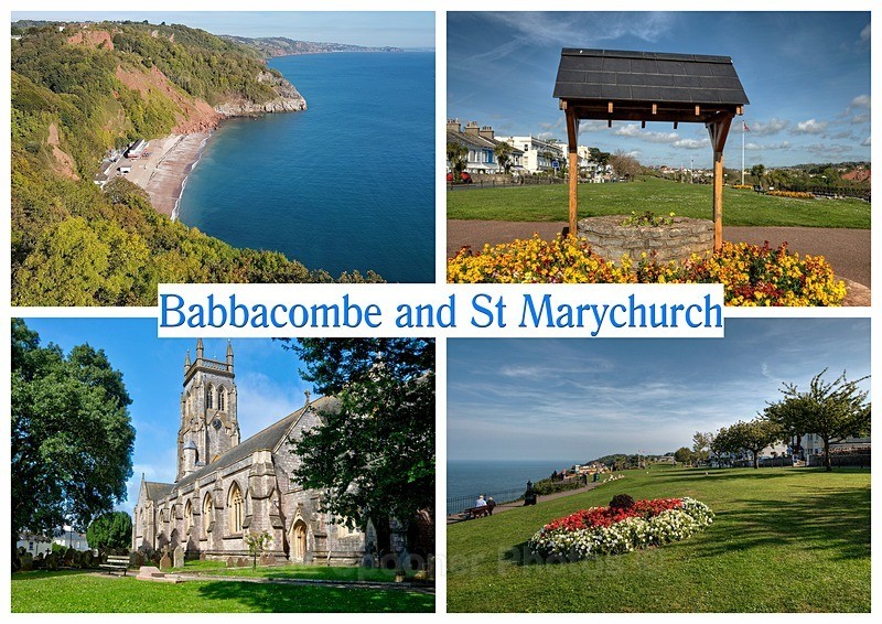 Postcard Babbacombe and St Marychurch - Torbay Postcards