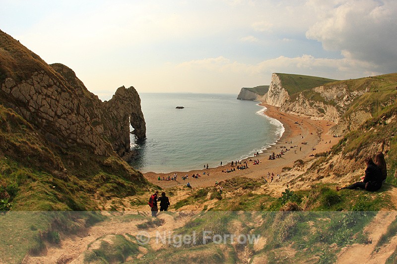 Durdle Door, Swyre Head and Bat's Head - Dorset, England