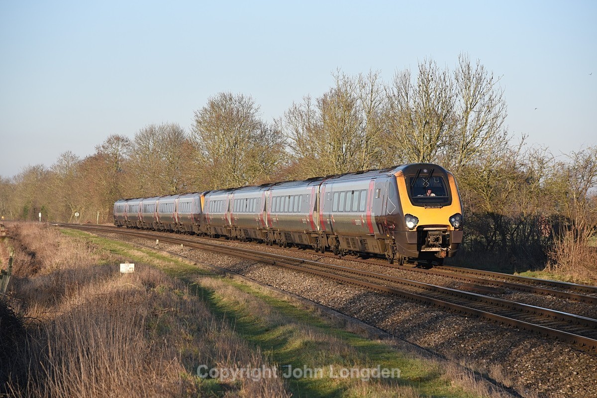JL - 25.1.23 Un ID'd CC Voyagers Man Picc - B'mouth, Banbury - Chiltern Routes (north to south)