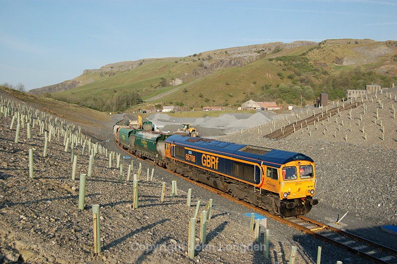 JL - 12.5.16 66708 6M69 Hunslet - Arcow, Arcow Quarry - Arcow branch