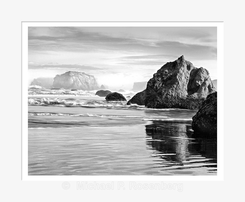 Receding Sea Stacks, Bandon Beach OR (2013/6140) - CALIFORNIA, OREGON, AND WASHINGTON STATES