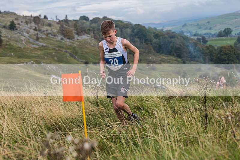 Year 7-175 - The English Schools Fell Running Championship Giggleswick Year 7 Sunday 6th October 2024