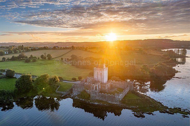 DJI_0244-HDR - Doe Castle & Lackagh