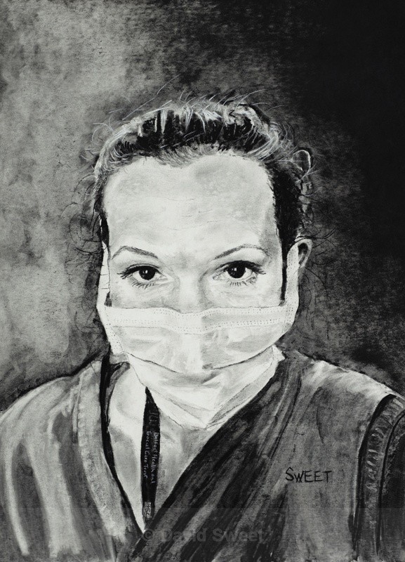 Covid Warrior 4 - Charcoal