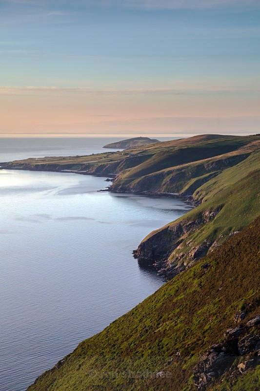 The West Coast looking North towards Peel. - Sea of Man