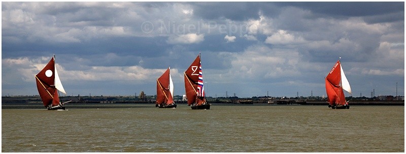 Four Barges - The Thames Barge Match