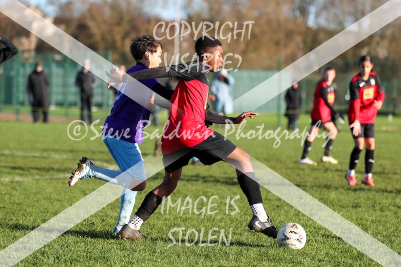 1DX20059 - 2025-11-23 FC Abbey Meads U13 Purple V Highworth Town Junior FC U13 T