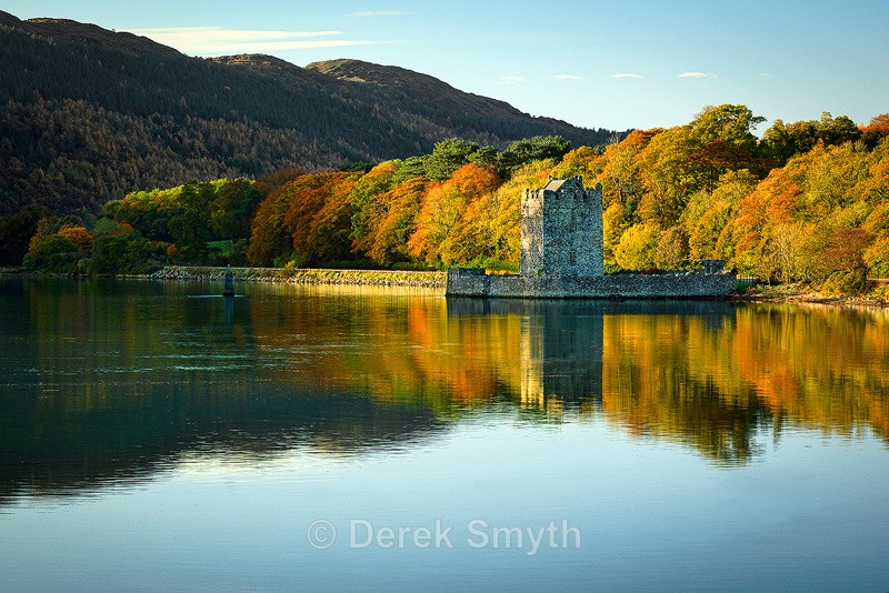 Castle in Autumn Glow - Co. Down