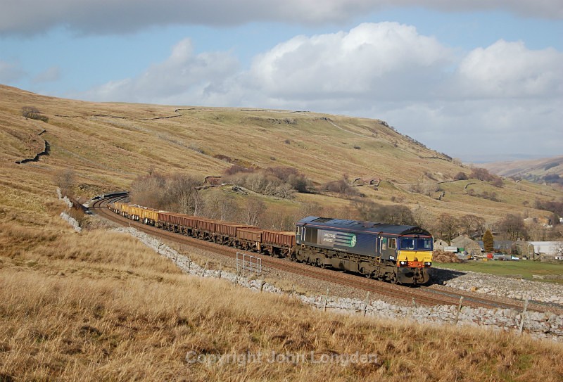 JL 26.2.15 66302 6K05 Carlisle - Crewe, Ais Gill - Ais Gill - Sunny Brow