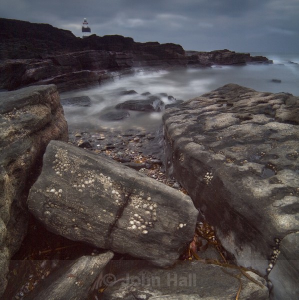 Rocks And Waves At Hook Head, Co. Wexford, Ireland.