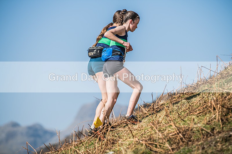 Elterwater-280 - Kendal Winter League Elterwater Under 15/17 Fell Races Sunday 9th March 2025