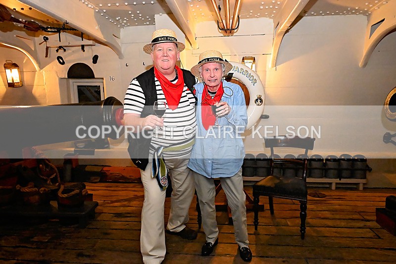 HMS PICKLE-29 - PICKLE NIGHT HMS WARRIOR 1860