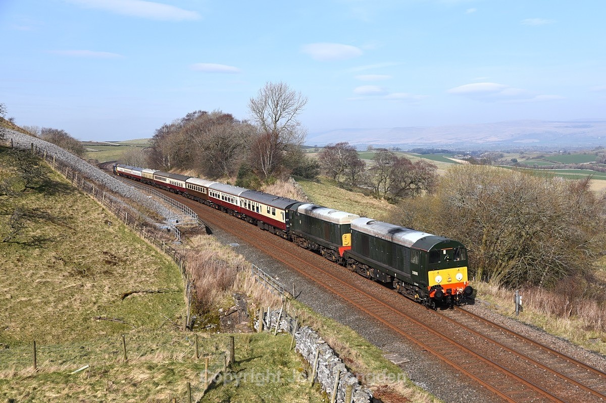 JL - 8.3.25 20096 20107 1Z32 Carlisle - Preston, Birkett Tunnel - Latest shots